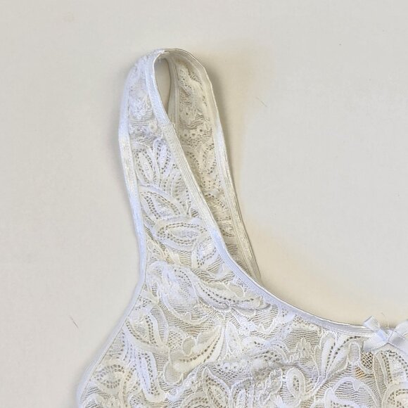 Calida Switzerland Sheer Unlined Floral Lace Bralette XS - Picture 4 of 8